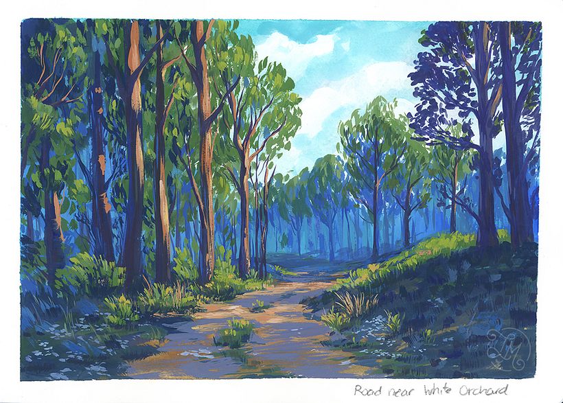 The Witcher 3 - Gouache "Cuaderno de viaje"  4