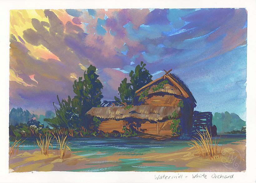 The Witcher 3 - Gouache "Cuaderno de viaje"  2