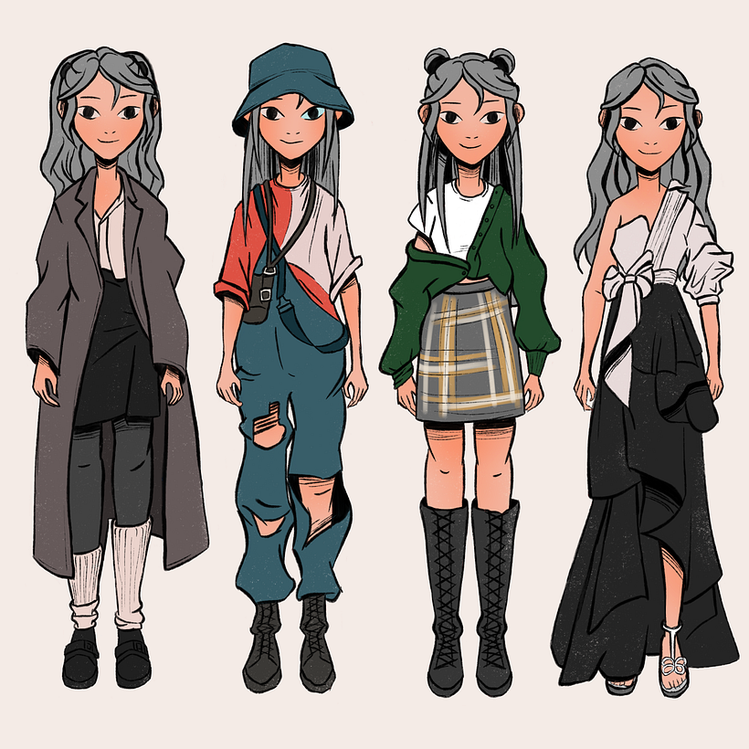 Some outfits (rehearsal, casual, classes, performance)