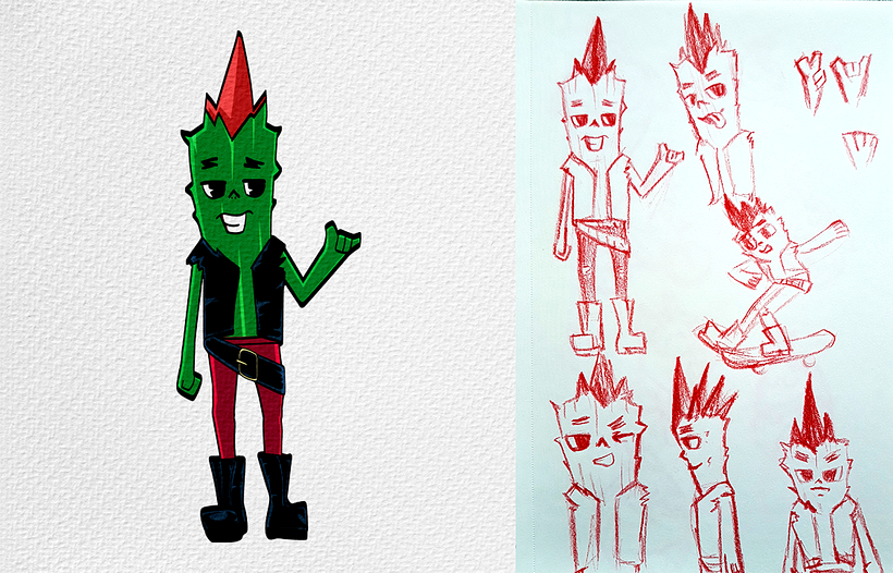 Meu projeto do curso: Design de personagens para animação com Photoshop 4