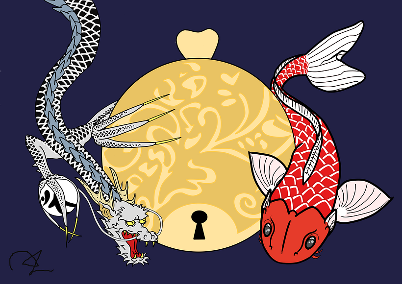 Mi Proyecto del curso: Ilustración digital japonesa estilo vintage 2