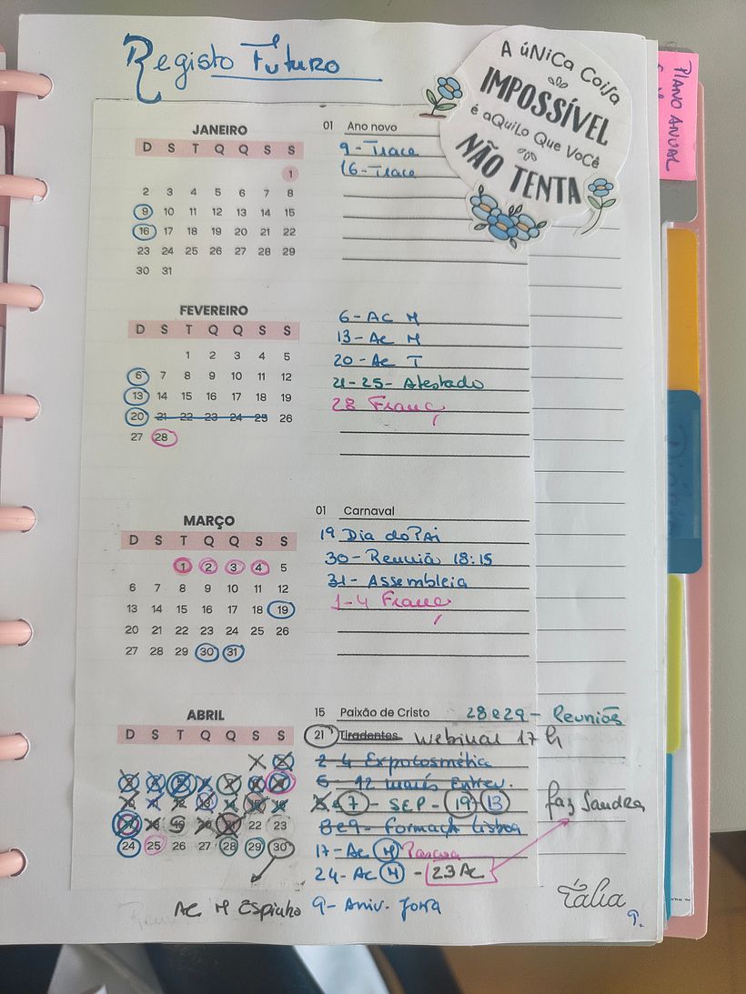 Meu projeto do curso: Bullet journal criativo: planejamento e criatividade  3