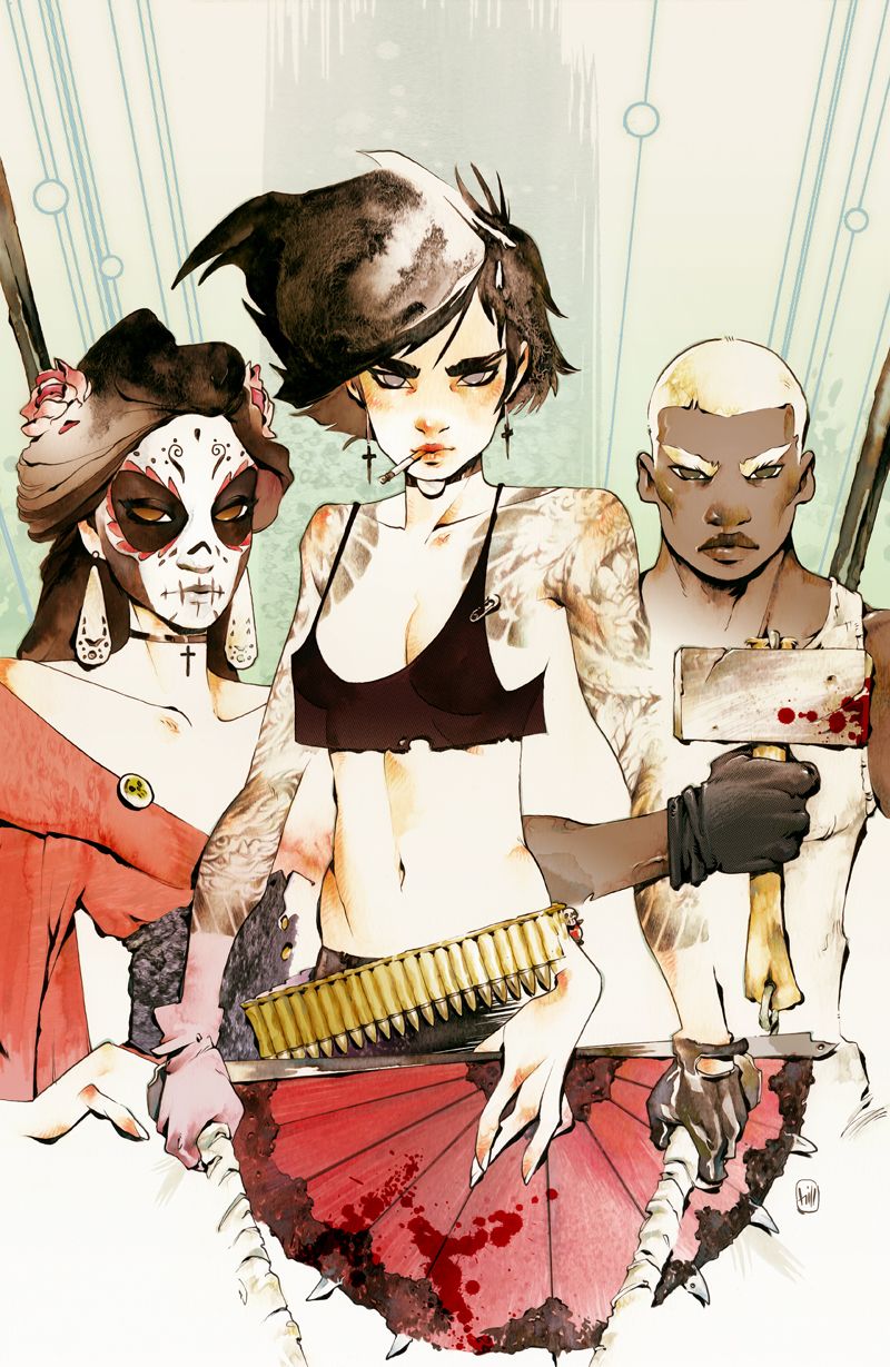 "Deadly Class #52 - variant cover" (Image) - Acuarela, tinta, trama y digital