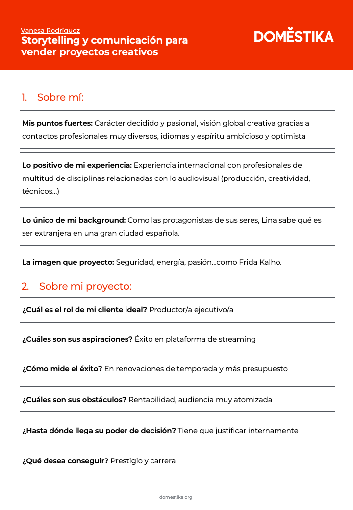 Mi Proyecto del curso: Storytelling y comunicación para vender proyectos creativos 2