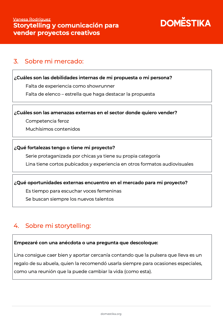 Mi Proyecto del curso: Storytelling y comunicación para vender proyectos creativos 3