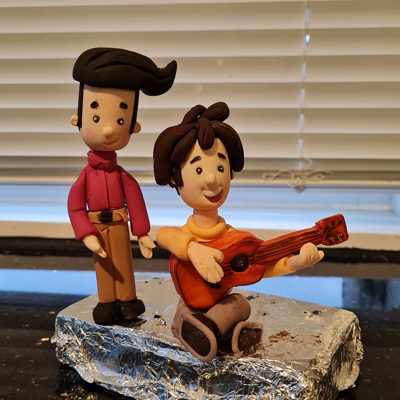 Managed to complete both but not yet placed on an iced polystyrene base