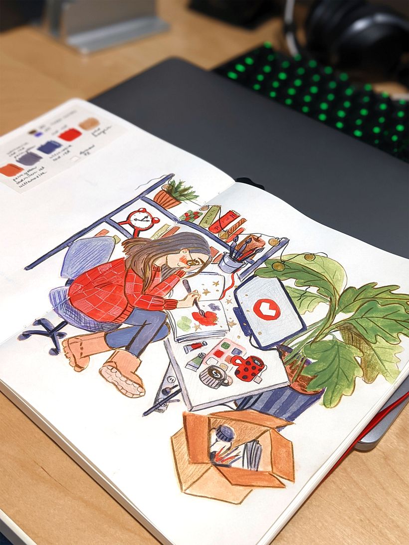 My project for course: Exploratory Sketchbook: Find Your Drawing Style 1