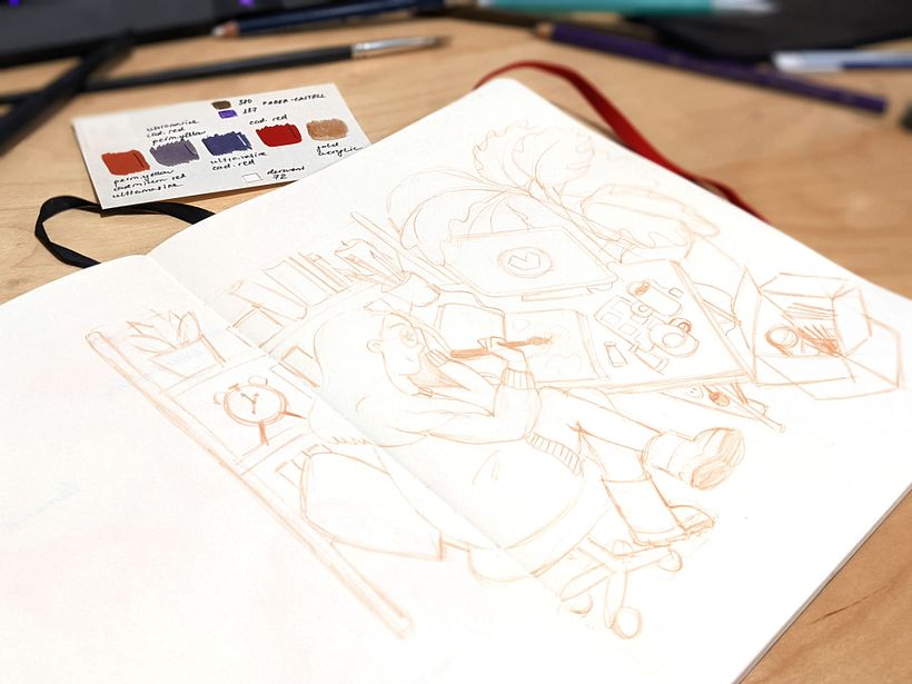 My project for course: Exploratory Sketchbook: Find Your Drawing Style 7