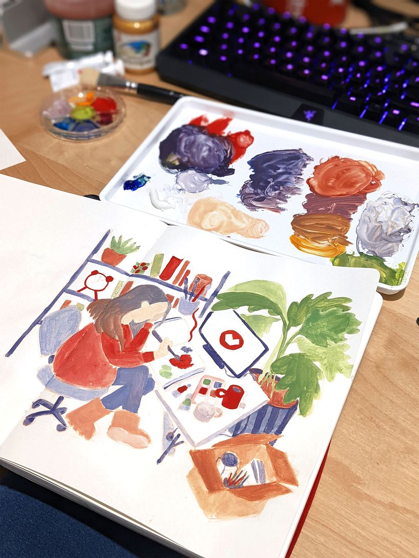 My project for course: Exploratory Sketchbook: Find Your Drawing Style 8