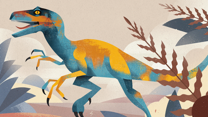 Dieter Braun's animal illustrations balance vector shapes with playful and evocative textures.