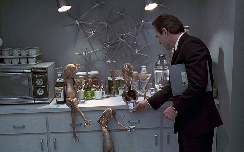 Escena de "Men in Black" (1997).