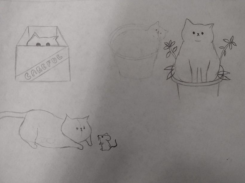 Mi Proyecto del curso: Ilustración kawaii: crea personajes encantadores 3