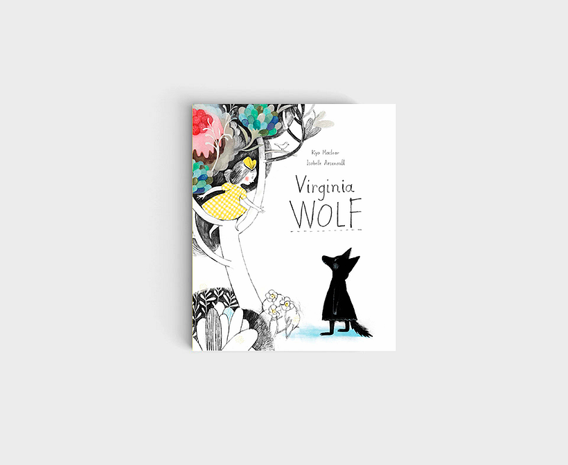 Libro ilustrado sobre Virginia Wolf.