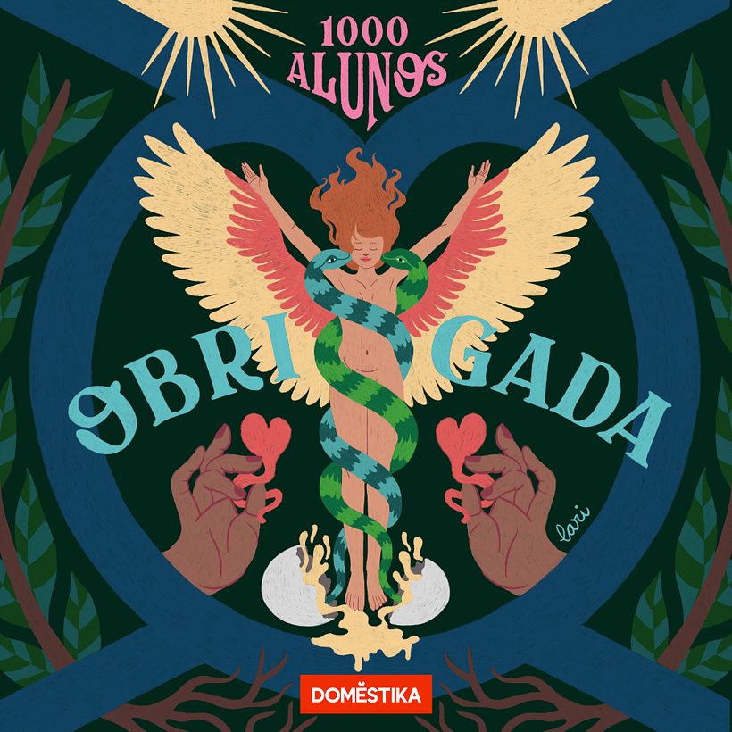 Mais de mil alunos inscritos no meu curso "Criação de Baralhos Ilustrados". Muito obrigada!