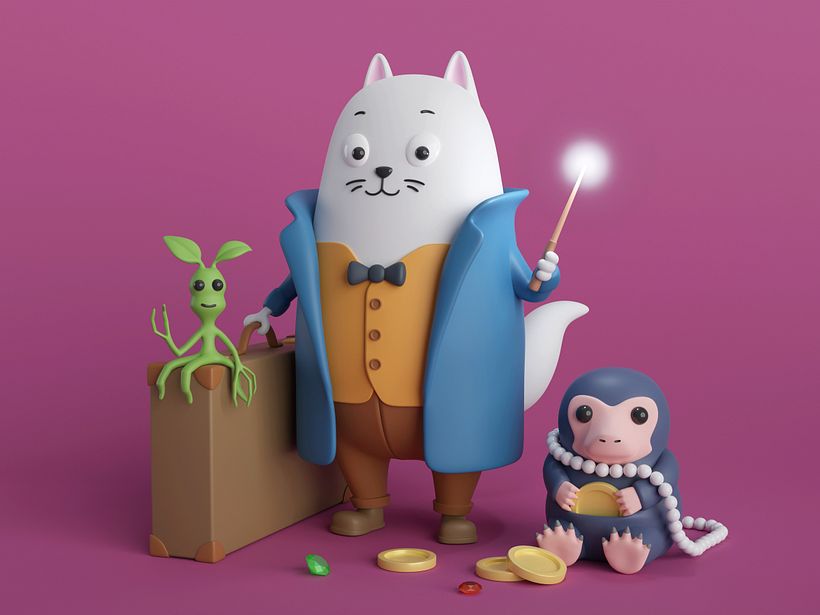 Sebo Cat and Fantastic Beasts 1