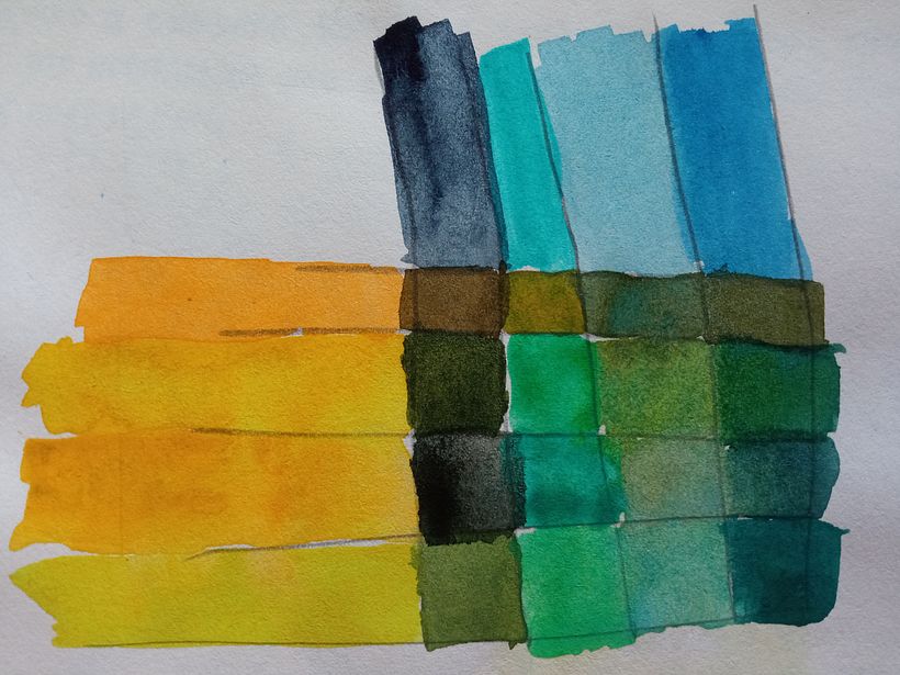 Creating Green palette 
