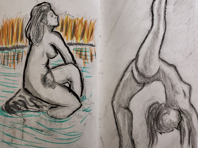 Mi Proyecto del curso: Retrato creativo en claroscuro con lápiz 2