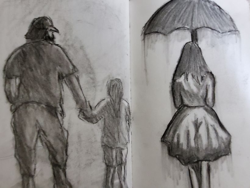 Mi Proyecto del curso: Retrato creativo en claroscuro con lápiz 3