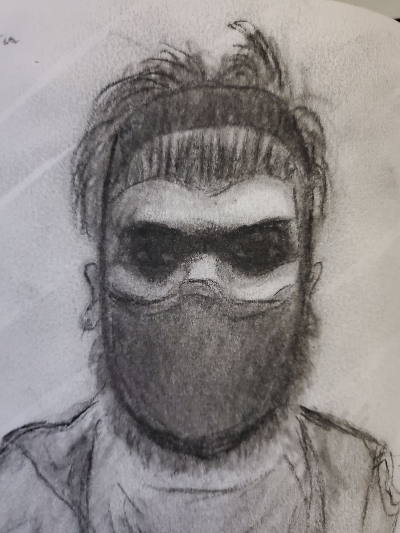 Mi Proyecto del curso: Retrato creativo en claroscuro con lápiz 5