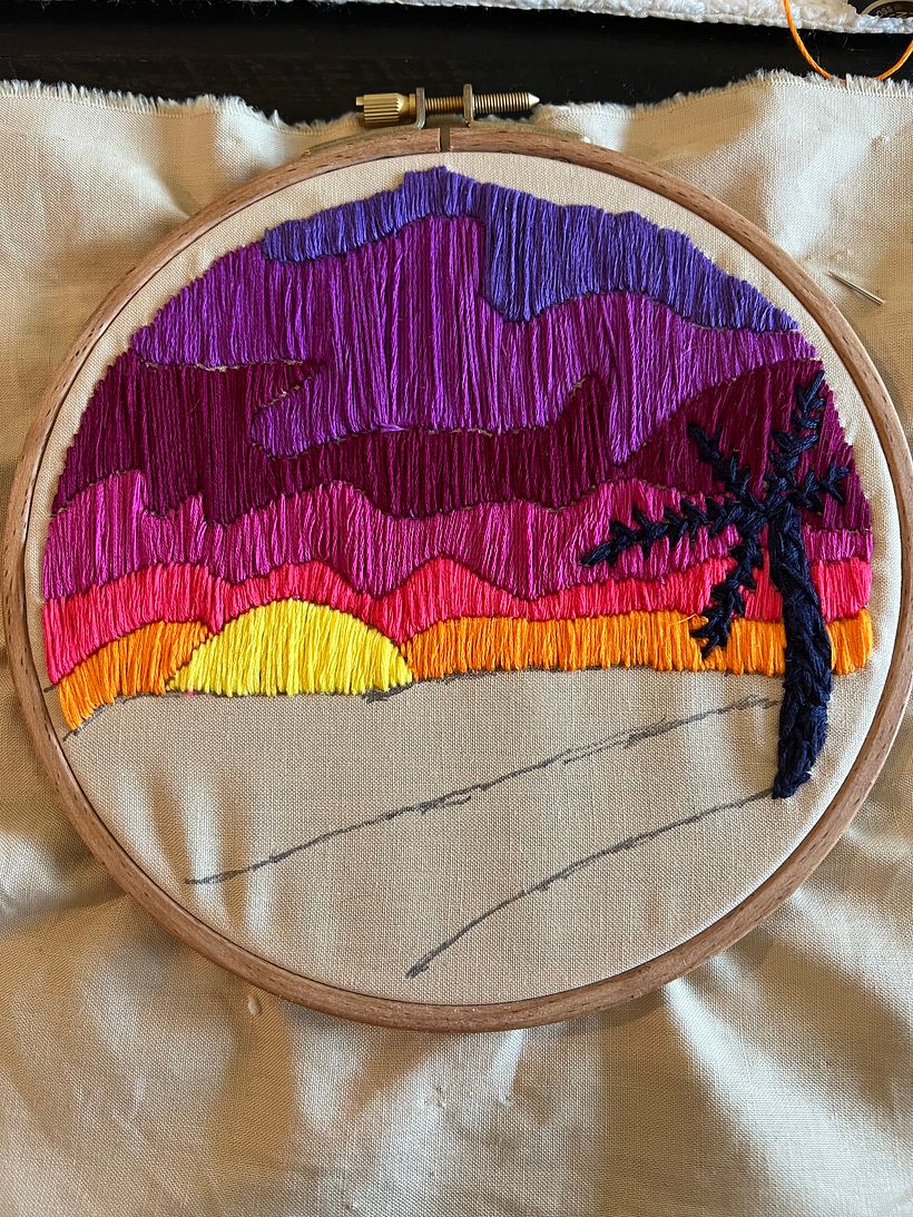 My project for course: Abstract Color and Design for Embroidery 2