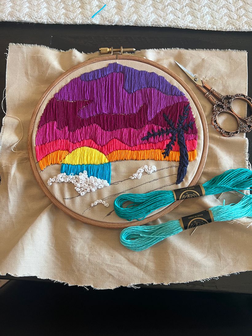 My project for course: Abstract Color and Design for Embroidery 3