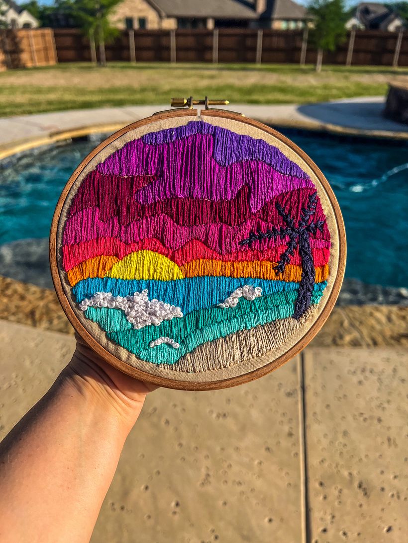 My project for course: Abstract Color and Design for Embroidery 5