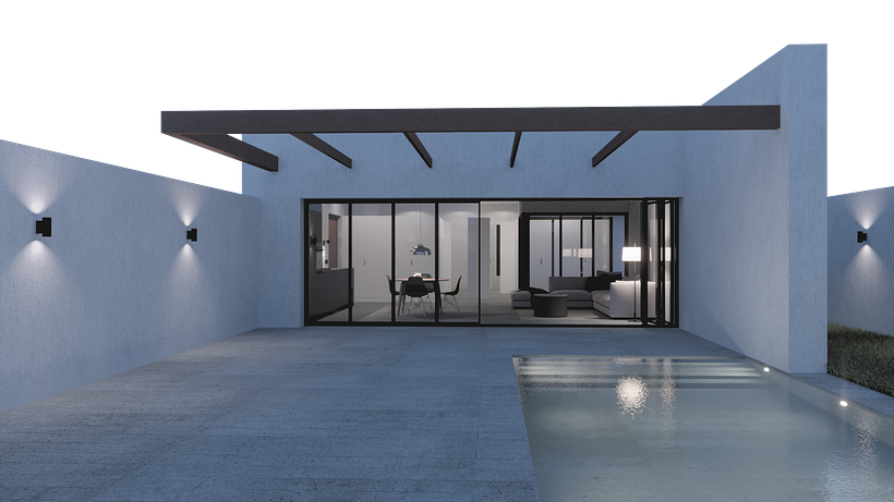 My project for course: Architectural Visualization with V-Ray for SketchUp 8