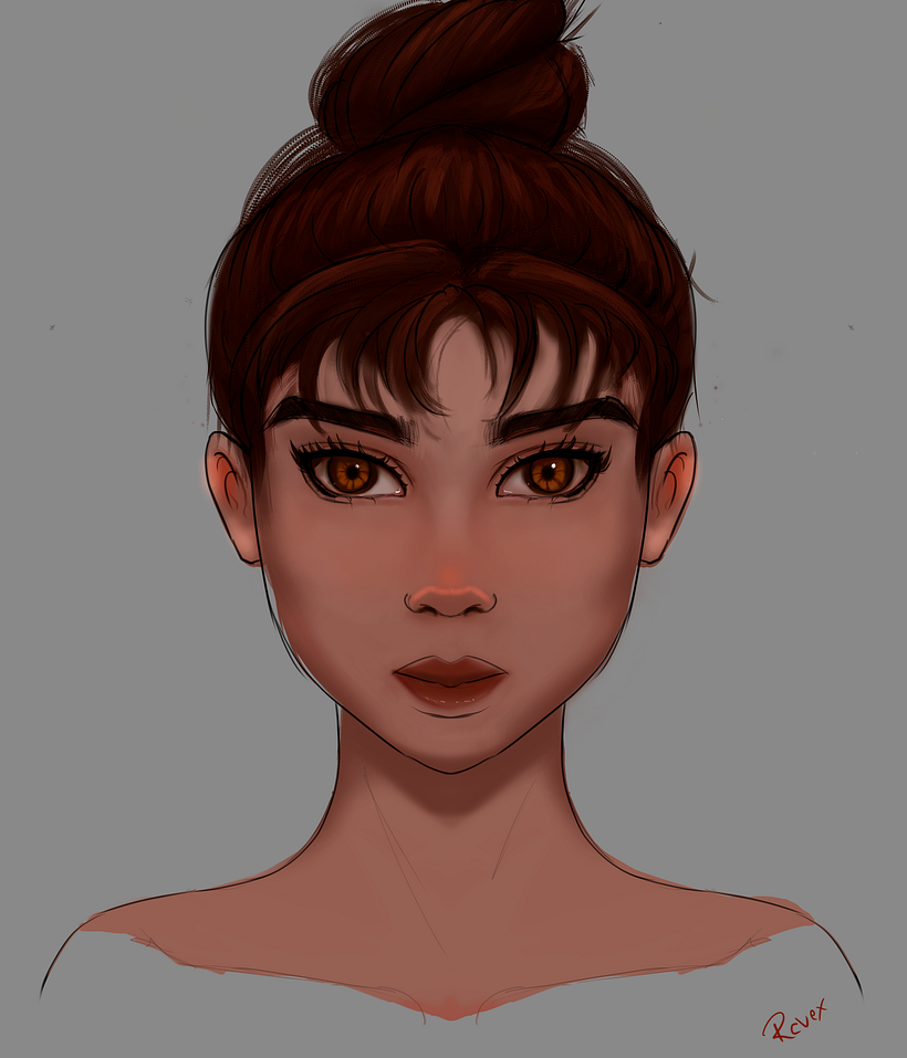 Meu projeto do curso: Retrato digital: personagens femininas com luz natural 5