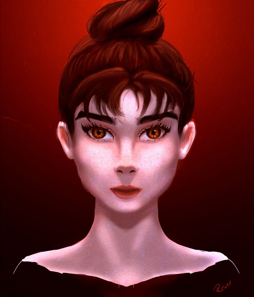 Meu projeto do curso: Retrato digital: personagens femininas com luz natural 9