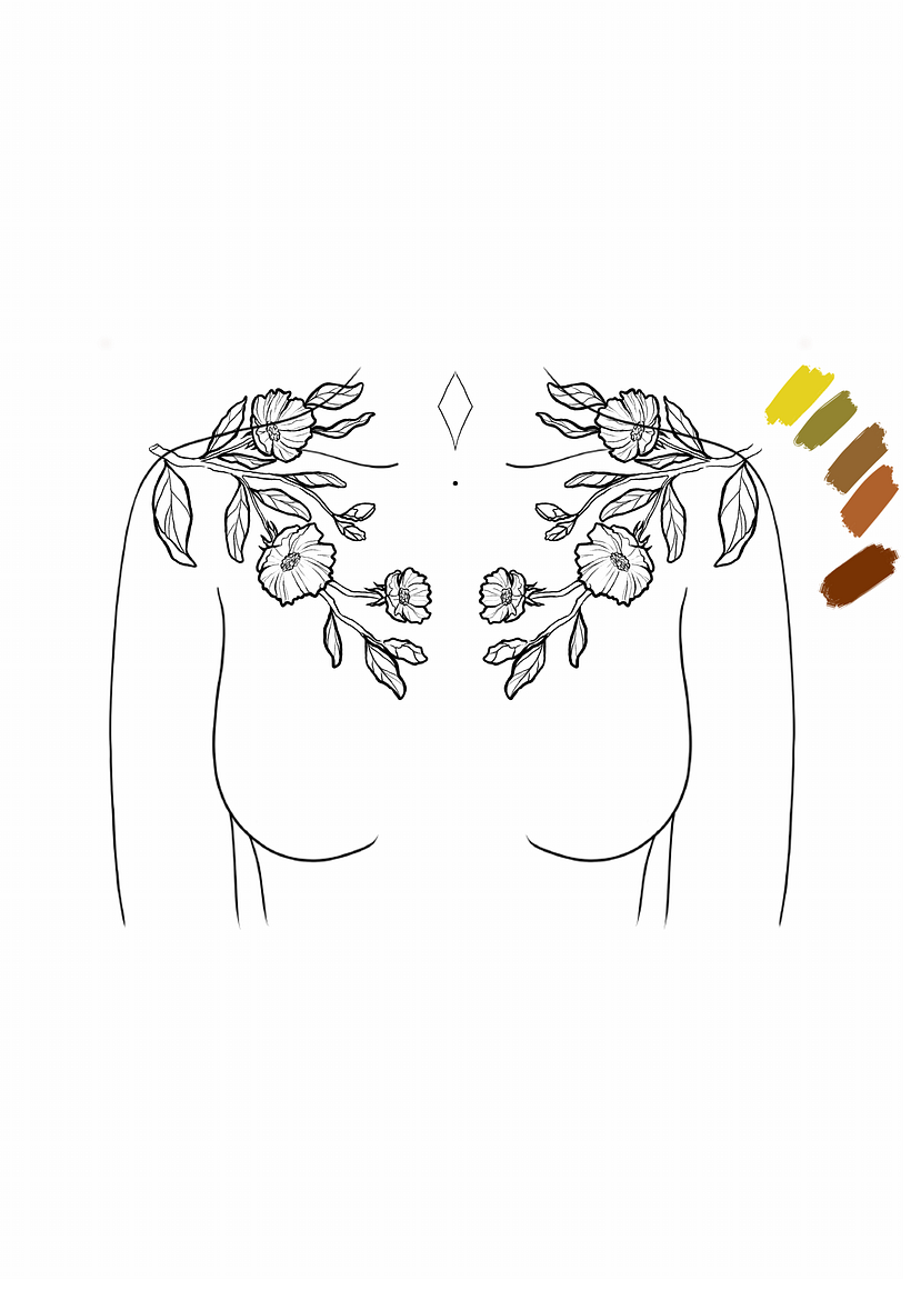 Mi Proyecto del curso: Diseño de tatuajes botánicos con Procreate 4