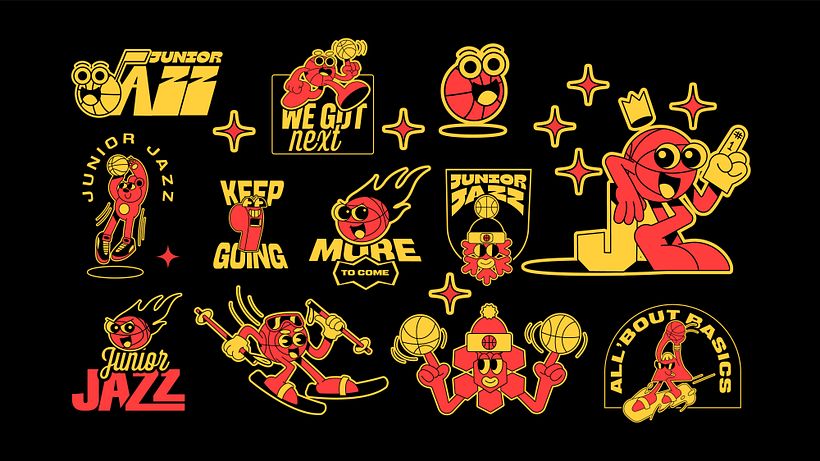 Junior Jazz Graphics - NBA 2