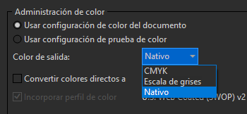 Problema al guardar como PDF en Illustrator 1