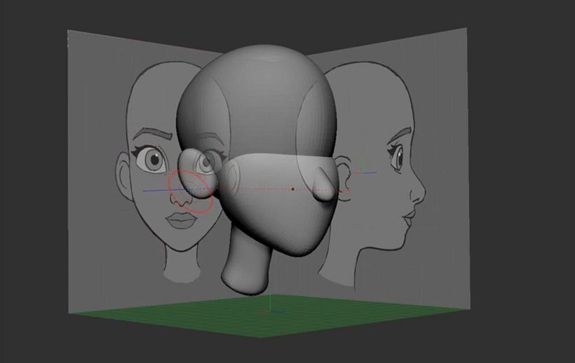 Princesa cartoon 3D: modela desde cero con ZBrush  4