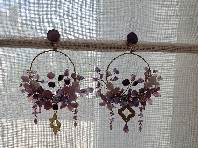My project for course: Wire Jewelry Techniques 1