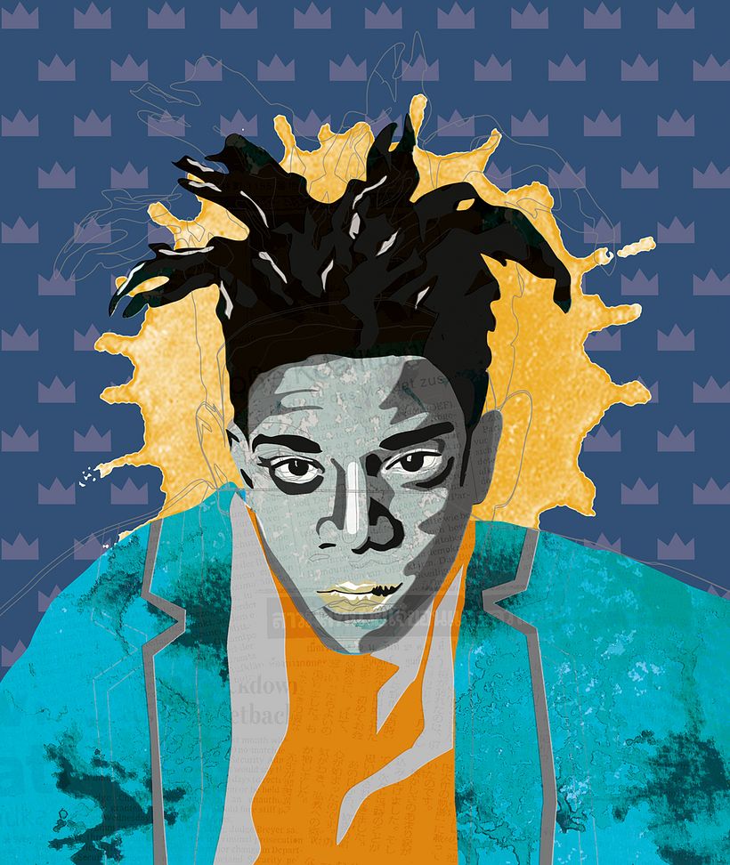 My project for course: Vector portrait with manual textures 6