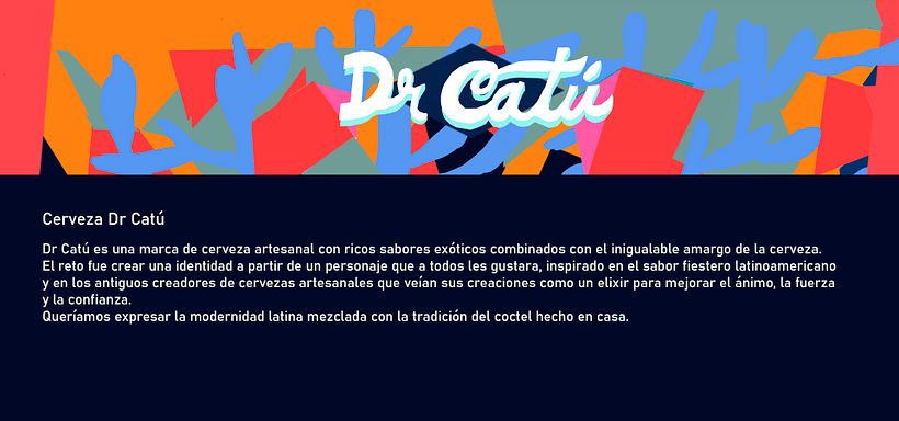 Dr Catú Cerveza - Traditionelle Illustration
