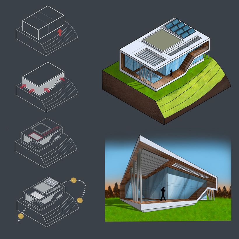My project for course: Artistic Architectural Sketching with Procreate 2