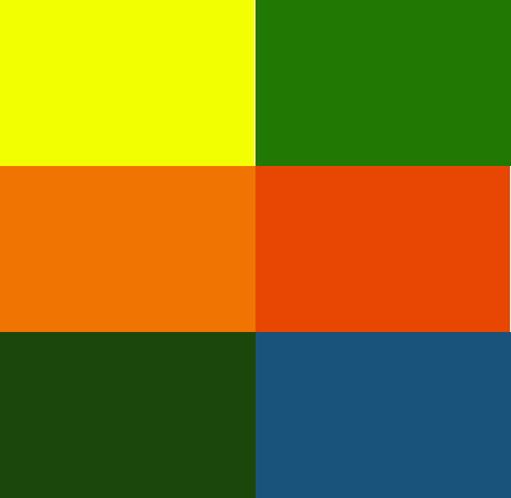 This was the final palette I landed on for the branding.