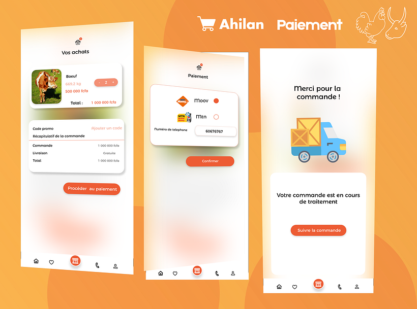 Mon projet du cours : Création de prototypes interactifs avec Adobe XD 4