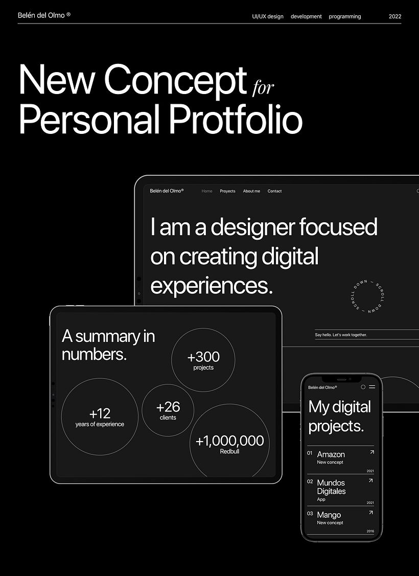 Portfolio 3.0 | Belén del Olmo 1