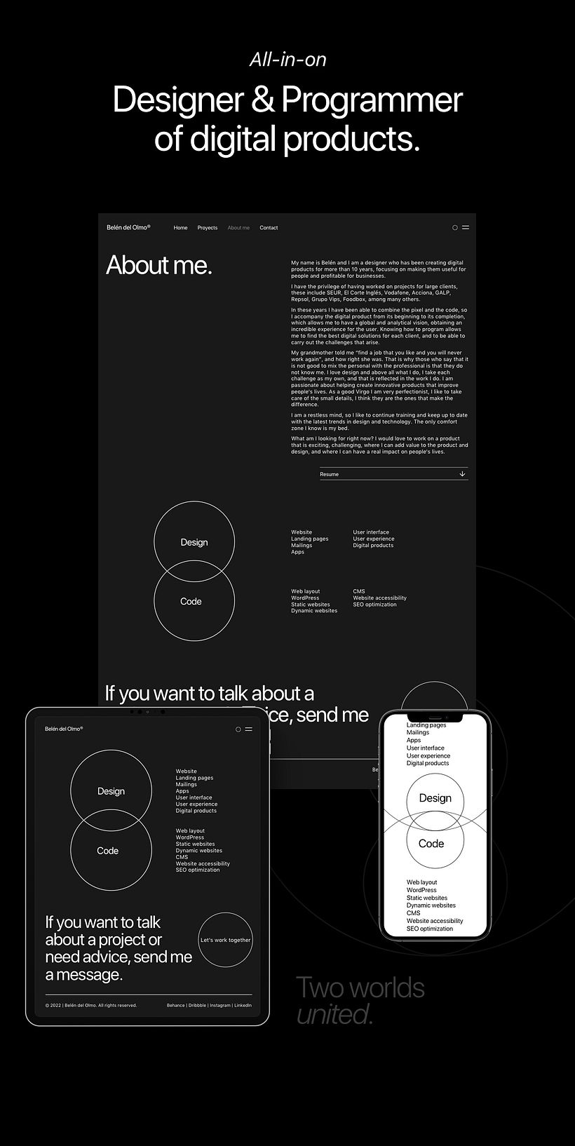 Portfolio 3.0 | Belén del Olmo 3