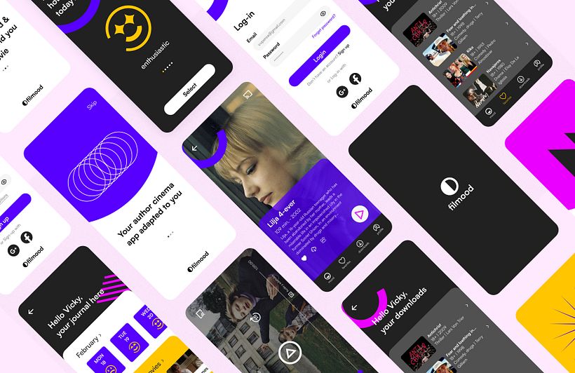 FILMOOD App UX/UI 1
