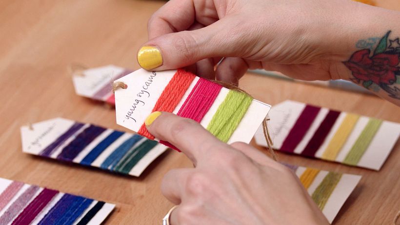 Color palettes by @steelandstitch.
