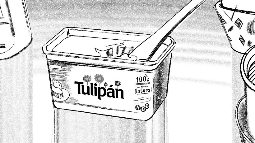 Davis Lisboa, "Tulipán", 2022, Procreate y Photoshop, 1476x831, SantaMarta&Astorga (Barcelona, España)