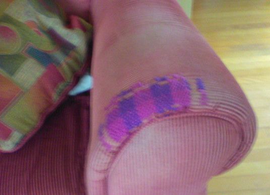 Couch arm mend