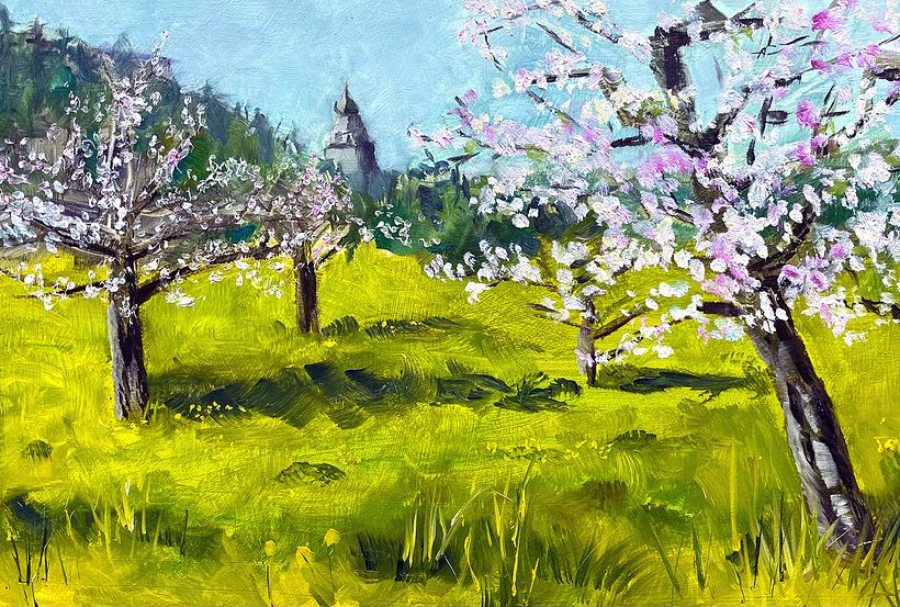 Schwäbische Streuobstwiese