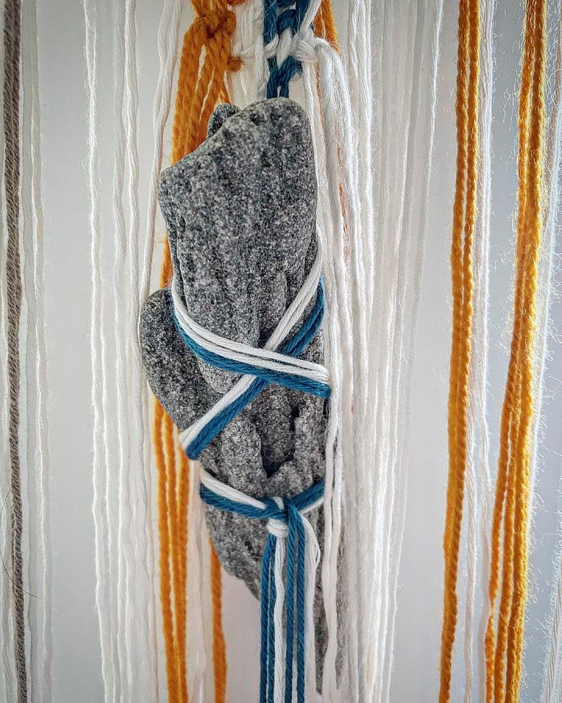 Mon projet du cours : Macraweave : du macramé aux techniques de tissage 3