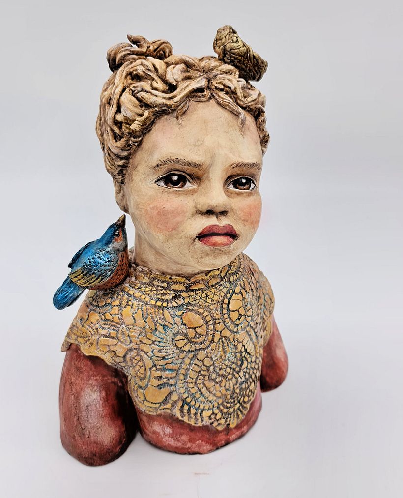 My project in Introduction to Clay Figurative Sculpture course (But WHY??) 8