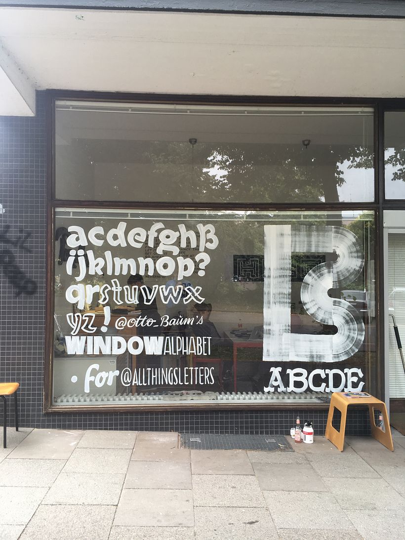 Windowphabet for @allthingsletters 2019 / Hamburg