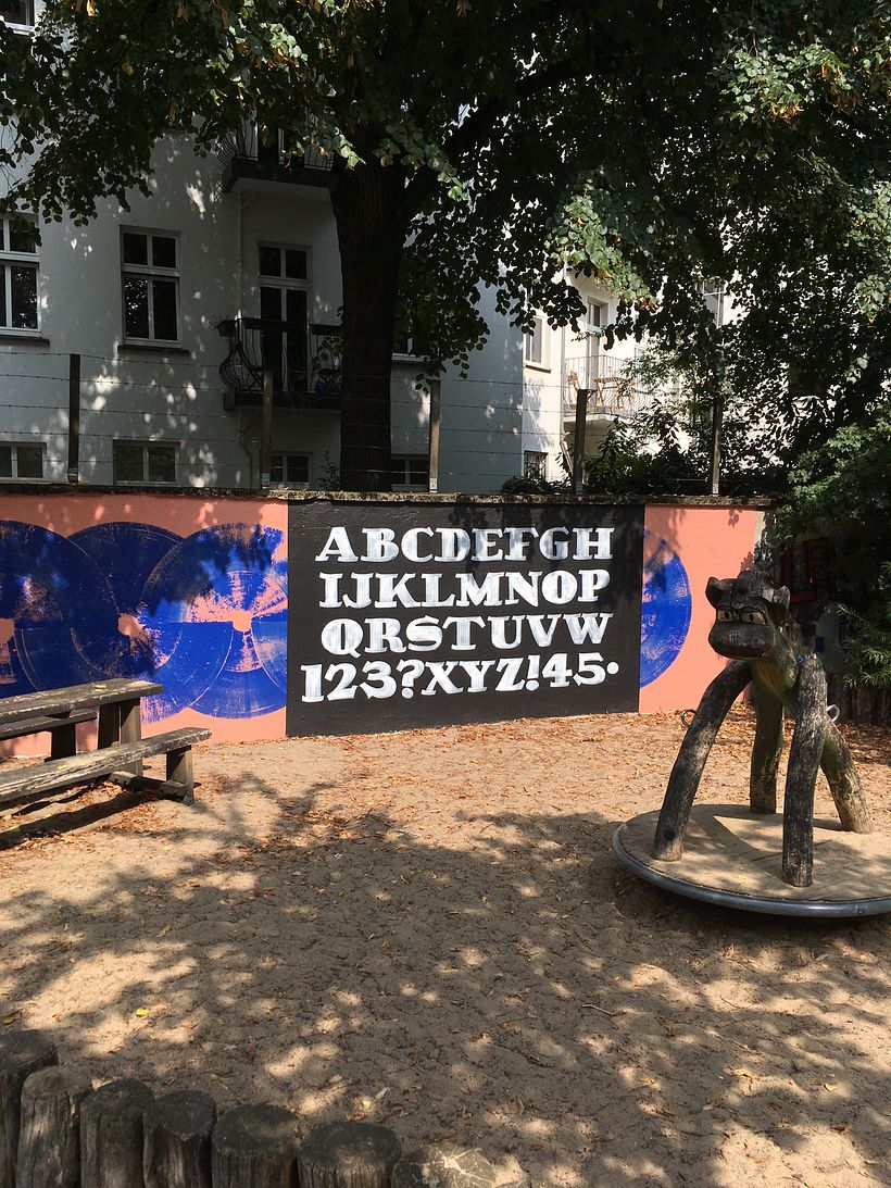 Wallphabet "Roman Style" 2019 / Berlin